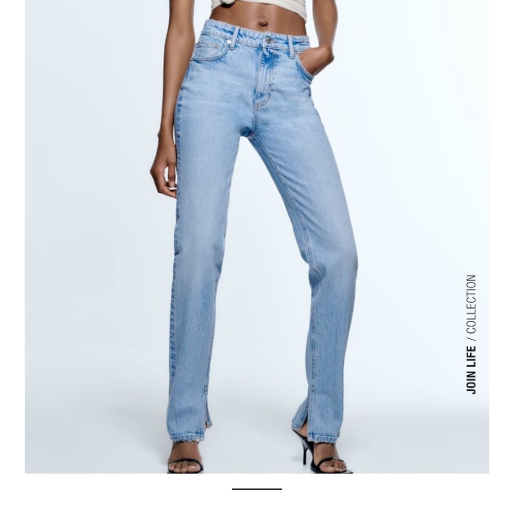 The cutest zara jeans! Size 6- never worn & with tags!